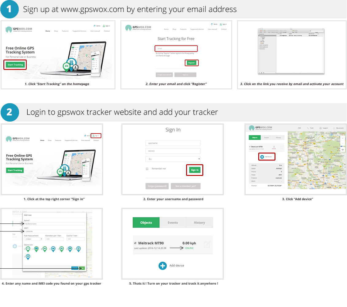 Android Tracking APP Setup